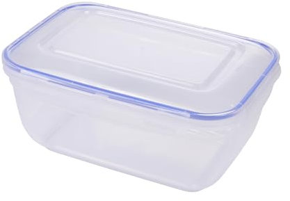 Homéa, Frischhaltebox mit Klappdeckel, Kunststoff, 4 l, 27 x 20 x 13 cm