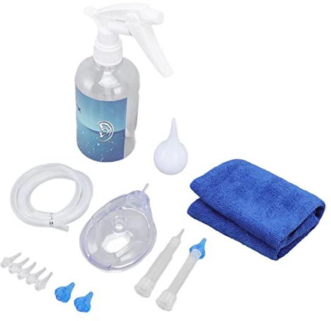Ear Cleaning Kits, 500ml Ear Cleaner Spray Bottle System with Professional Earmuff Tool for Removing Earwax at Home