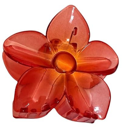 Pinzas para el pelo de flores grandes, pinzas para el pelo de flores, pinzas para el pelo transparentes | Tropical - Tocado para accesorios de vestido de fiesta