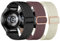 Chinbersky 3 Stück Nylon-Armbänder für Samsung Galaxy Watch 7/6/5/4 & FE; Sportliche, elastische Ersatzbänder für 40/44/46 mm Galaxy Watch 4/5/6 & Pro-Modelle