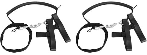 Uhidka 2X Sangle de Latéral + Pince et Clips, Sangles de Bouteille de Plongée, pour Réservoir 6L