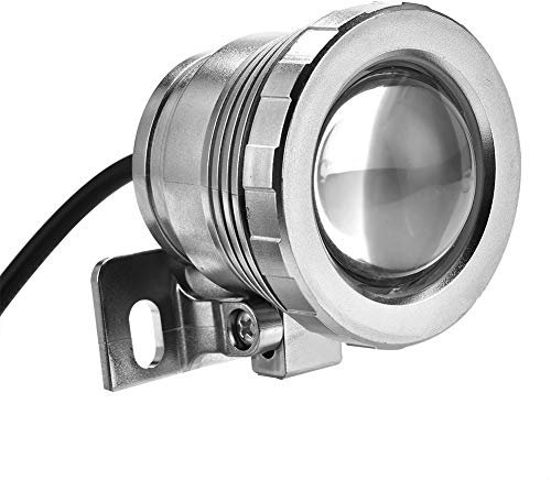 Jwthee Teichbeleuchtung LED Unterwasser, 12V 5W RGB Springbrunnenbeleuchtung LED Unterwasserlicht Wasserdicht Ip65 Poolleuchte Unterwasserbrunnenleuchte für Poolgarten Unterwasser