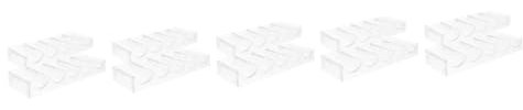 ibasenice 5 Sätze Chip-Box Pfannen-Organizer Pfannendeckel-Organizer Chiphalter Küchenorganisatoren Und Aufbewahrung Poker Vorratskammer Tellerhalter Transparent Acryl 2 Stück * 5