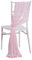 Lot de 30 nœuds de chaise en tulle - 20 x 275 cm - Nœuds de chaise de mariage - Nœuds en mousseline de soie - Pour mariage, fête, Noël - Rose clair