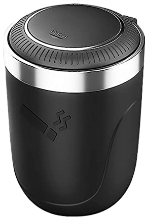 DALUJIE Aschenbecher Auto Für Citroen C5 Aircross Hybrid 2017-2023 2024, selbstverlöschender Aschenbecher Aschenbecher mit Deckel Easy Clean Up Abnehmbarer Autoaschenbecher