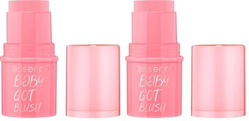 Essence - Fard à Joues Stick Baby Got Blush - Tickle me pink (Lot de 2)