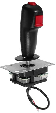 BESPORTBLE Joystick Hebel mit Mikroschalter Platine Ball top Handle für Flugspiele Präzise Steuerung Einfacher Einbau Kompatibel mit DIY Game Controllern für Flugsimulator enthusiasten und
