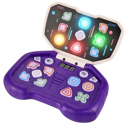 Wsdsgz LED Musik Tanzspiel Handheld Puzzle Spielzeug Für Kinder Elektrische Konsole Gedächtnisfähigkeit Reaktion Entwicklung Reisefreundlich Kinder Handheld Tanzspiel Puzzle Spielzeug