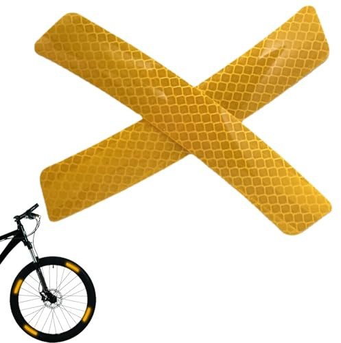 Reifen Felgen Aufkleber, Radnabe Reflektierender Aufkleber Aufkleberstreifen, Auto-Rad-Reifen-Felgen-Aufkleber-Streifen-Klebeband-Abziehbilder, auch für Motorrad-Fahrrad-Fahrrad, Nachtsicherheits-Deko
