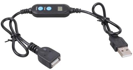 Energiesparender USB Timer 5 V 2 A Automatische Abschaltung Für Küchengeräte Ladegeräte Schreibtischlampen Männlich Zu Weiblich USB Timer