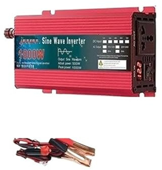 Convertisseur Convertisseur Puissance Solaire 12V 24V 220V 110V 1000W 1600W 2000W 3000W Onduleur Onde Sinusoïdale pour Transformateur LED Onduleur(1000W,60V,110V 60HZ)