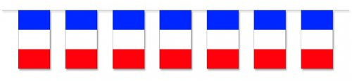 Everflag Papierfahnen-Kette 5m : Frankreich