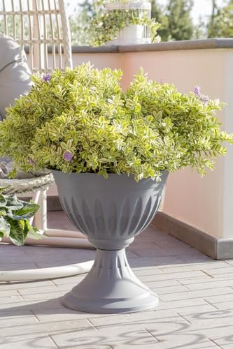 Bama 31895 Tasse à Fleurs Gris 33 cm