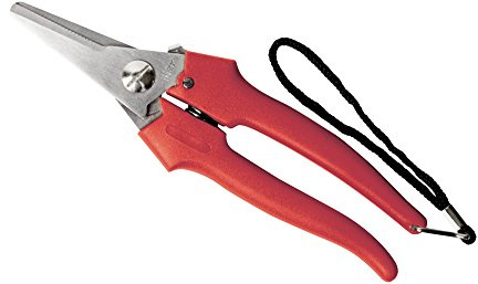 Ausonia 31327 Gartenschere, 19 cm, Rot