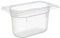APS 82151 GN-Behälter 1/9, 17,6 x 10,8 cm, 100 mm tief, 1,0 Liter, Skalierung, Polypropylen