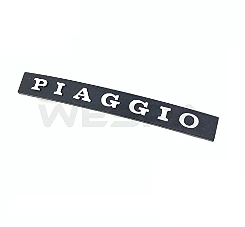 1 TARGHETTA COMPATIBILE CON VESPA PX LML star anteriore calandrina LUNGA 100 mm +/- plastica