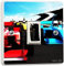 WALL ART DESIRE F1 Race Car Single Light Switch Cover Vinyl Sticker