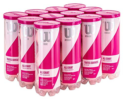 Wilson Intrigen All Court Pink Tennisbälle (1/2 Fall)