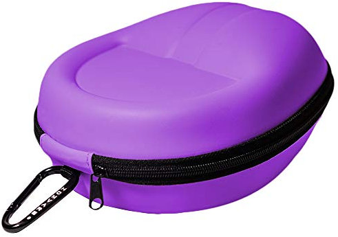 Hard Shell Case for Over The Ear Headphones with Full Protection for Beats, Sony, Bose, JBL, Samsung and More - Purple