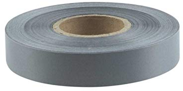 100m Reflexband zum Annähen in grau Reflektierendes Band Breitenwahl, Größe:30mm