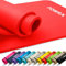 POWRX Gymnastikmatte I Yoga-Matte (Rot, 190 x 80 x 1.5 cm) inkl. Trageband + Tasche + GRATIS Übungsposter I Hautfreundliche Sportmatte Fitnessmatte rutschfest Phthalatfrei