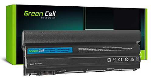 Green Cell® Extended Serie 8858X M5Y0X T54FJ Laptop Akku für Dell Latitude E5420 E5430 E5520 E5530 E6420 E6430 E6440 E6520 E6530 E6540 (9 Zellen 6600mAh 11.1V Schwarz)