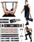 INNSTAR Portable Home Gym Set with Workout Bar, Bench Press Set, Squat Resistance Band, Door Anchor and More-Full Body Workout Equipment to Build Muscle and Shape Body (Brown|200LB)
