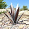 YIWOYI Tequila Antike Skulptur, 9 Stück Metall Agave Pflanze Garten Hof Kunst Dekoration Statue Garten Dekor Figuren Metall Agave Pflanzen (weiß, 65 cm)