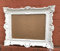 artissimo Marco de fotos estilo barroco, 56 x 46 cm, marco de fotos antiguo 3049, blanco, sin cristal