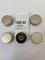 5 manopoleCOMPATIBILI CON ARISTON INDESIT per piani cottura forni e cucine a gas (no originali adattabili robuste in plastica dura indeformabileC00111686/ M 0236
