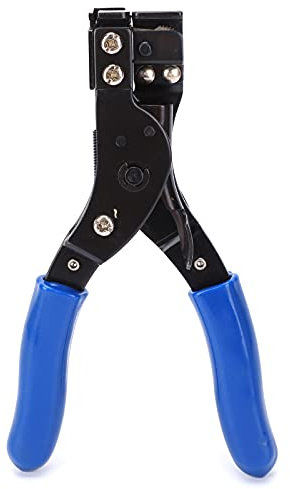 Pinza per fascette di fissaggio, Acciaio Ad Alto Tenore Di Carbonio Pinza per fascette modello HT-2081 per Legare Rapidamente Cavi E Fili, Taglia Automaticamente Le Parti Rimanenti