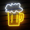Bier Krug Neonlicht LED Bierglas Schild USB Beleuchtung Leuchtreklame Reklame Licht, Kunst Neonlichter Bar Party Wand Dekoration Geburtstag Wohnzimmer dekorative Wandbeleuchtung Jugendzimmer