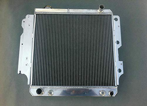 FSMOTO Radiador de aluminio para 1987-2006 Jee-p Wrangler YJ TJ 2.5L y 4.2L MT/AT HPR402
