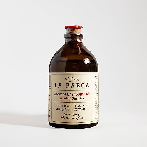 Finca La Barca aceite ahumado botella 100 ml.