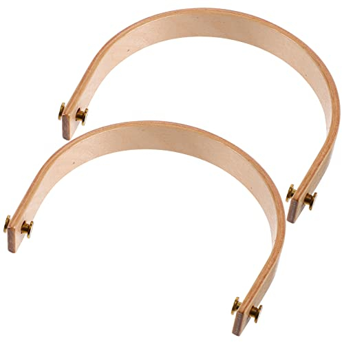 HEMOTON Poignée en Bois pour Théière - 2 Ensembles Remplaçables en Hêtre Résistants À La Chaleur Accessoire Pratique pour Bouilloire