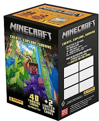 Panini Minecraft Create Explore Survive Blaster Pack, Schwarz
