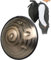 Harmonic Handpan Drum in d-Dur 12 Töne, Harmonische Percussion 58cm Stahl mit weicher Handpan Tasche für Klangheilung, persönliche Meditation,Silber,440Hz