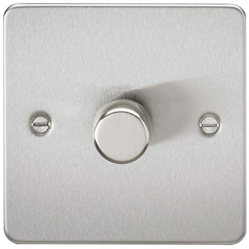 1G 2-way 10-200W (5-150W LED) Intelligent dimmer - Brushed Chrome