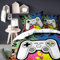 Yasida Gaming BettwäSche Schwarz Microfaser KinderbettwäSche 135x200 Jungen Mit AuffäLligen Farben Fur Jungen Teenager Gam BettwäSche 135x200 Mit ReißVerschluss Und 1 Kissenbezug