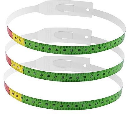 Veemoon 3stücke Teiliges Flexibles Pp-maßband Für Arm Kopfumfangmessung Bei Junge Mädchen Und Kindern Waschbar Wiederverwendbar Vielseitig Für Gesundheit Und Maßanfertigung