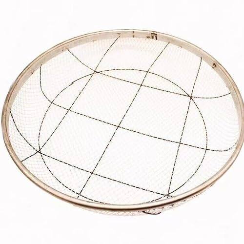 Large Round Garden METAL Sieve diameter 19 Inch 50 cm Mesh, 2mm, 4mm, 6mm, 8mm,10mm (2 milimeters)