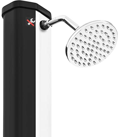 Douche Solaire 35L Anti-UV 14,8 X 18 X 217 Cm Douche Solaire en Alliage De Zinc Abs pour Jardin Maison
