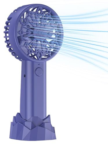 ventilador de mano,ventilador portátil | Ventilador de escritorio pequeño personal | Ventilador de mano portátil recargable por USB, ventilador de escritorio Personal, potente ventilador de pestañas p