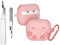 Casevita Cute Case Compatible with Samsung Galaxy Buds3 Pro/Galaxy Buds 3(2024) with Keychain,Cool Funny Game Soft Silicone Shockproof Protective Covers with Cleaning Kit