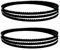 JNHGSHUAISDF Lames de scie à Ruban Lames de scie à Ruban en Carbone, 2 pièces, 2320x12.7x0.5mm, 3 4 6 10 14 TPI, for Zubr -305, TC-SB 305 U(3TPI)