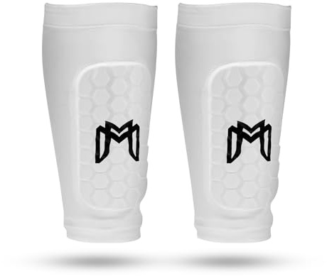 MediCaptain Mini Football Shin Pads - Built-in Shin Pads for Men, Women, Teens - Small Shin Pads - Lightweight, Breathable Shin Guards