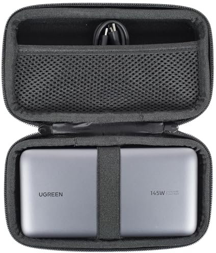 YIIWAY Custodia Rigida Case Cover Compatibile con Nexode Power Bank 145W 25000mAh Caricatore Portatile, Custodia Solo - Nero YC83005