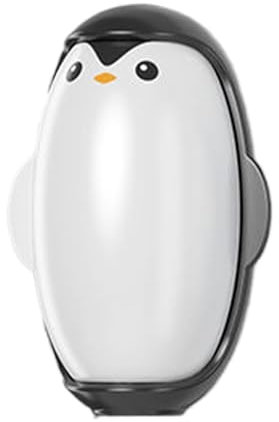 Penguin Shape Lint Roller - Reusable Travel Size Sticky Gel Washable for Clothes and Pets | Travel Use in Extra Portable Removal, Fabrics