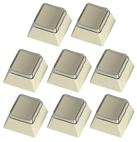 Kfwfuaee Set mit 8 Tastenkappen für mechanische Tastaturen mit leicht zu reinigender und klassischer Farbe Optionales Tastenkappen Gaming Tastenkappen Set