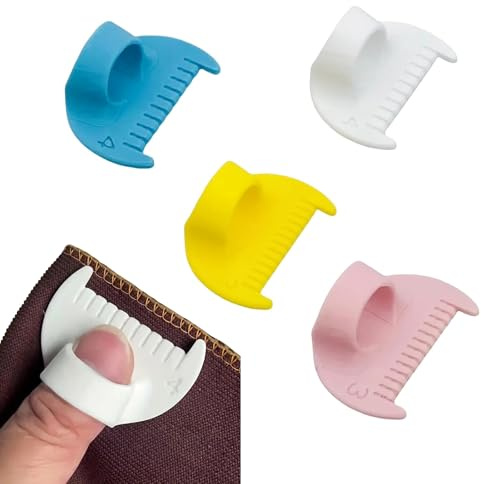 Celblisora Set di cucito da 4 pezzi con guida per cuciture da 3 mm/4 mm per orlare, quiltare e cucire tessuti, set di strumenti per il cucito fai-da-te.